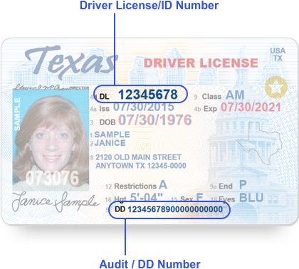 Texas Drivers License Code G