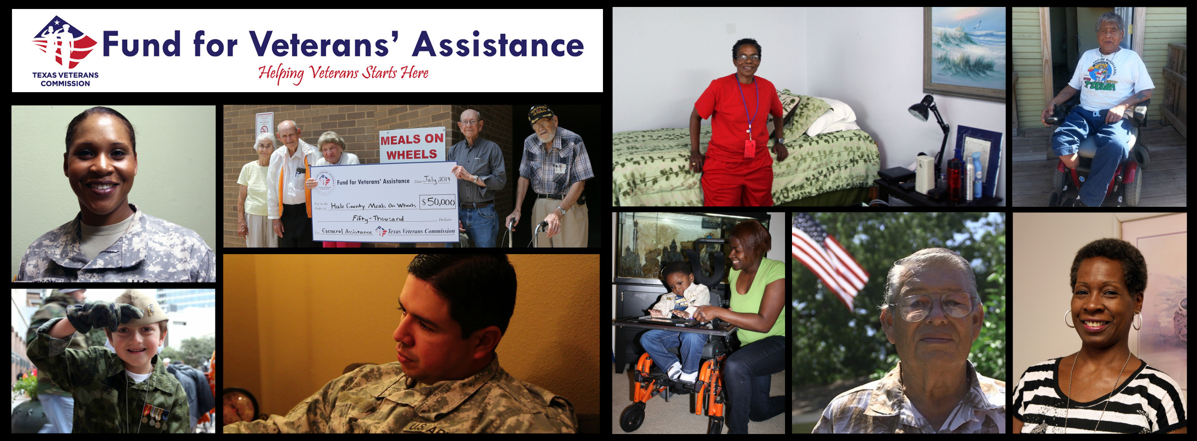 Texas Fund for Veterans Assistance Placard